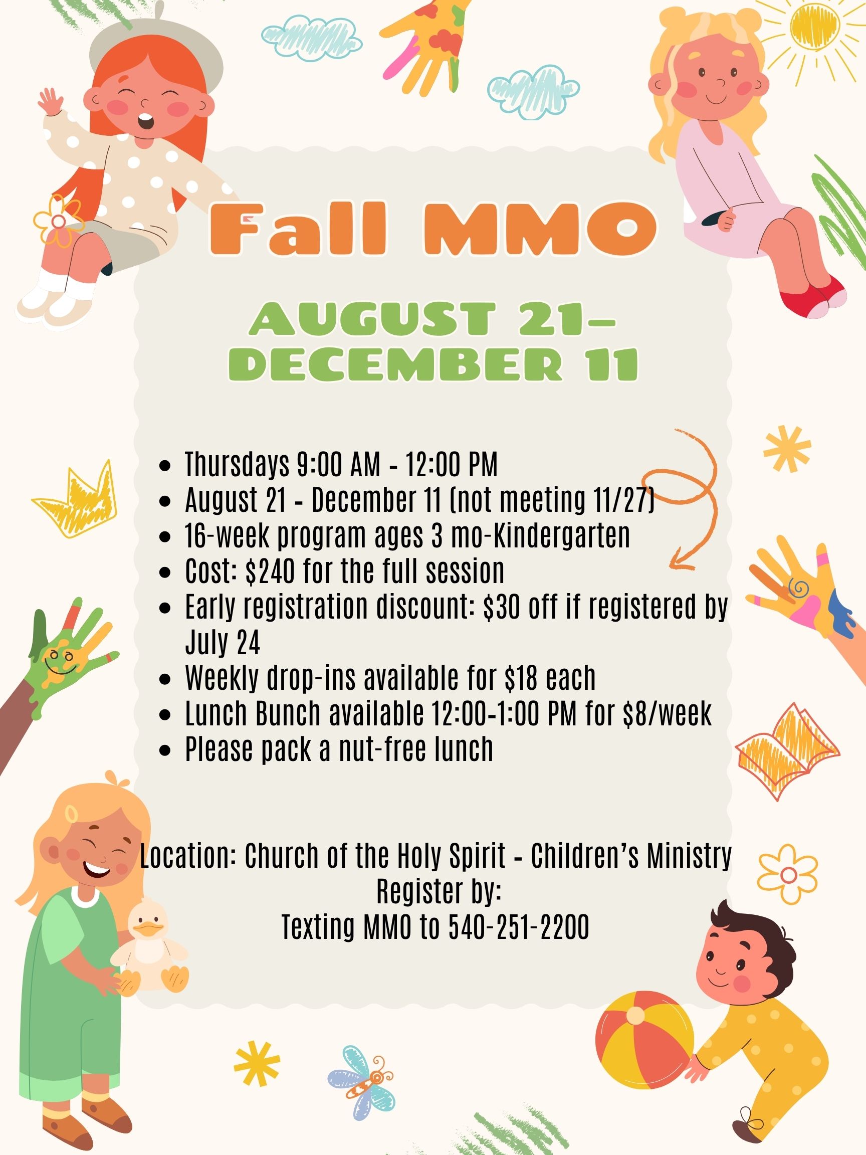 Colorful Illustrative Childcare Service Poster (1)